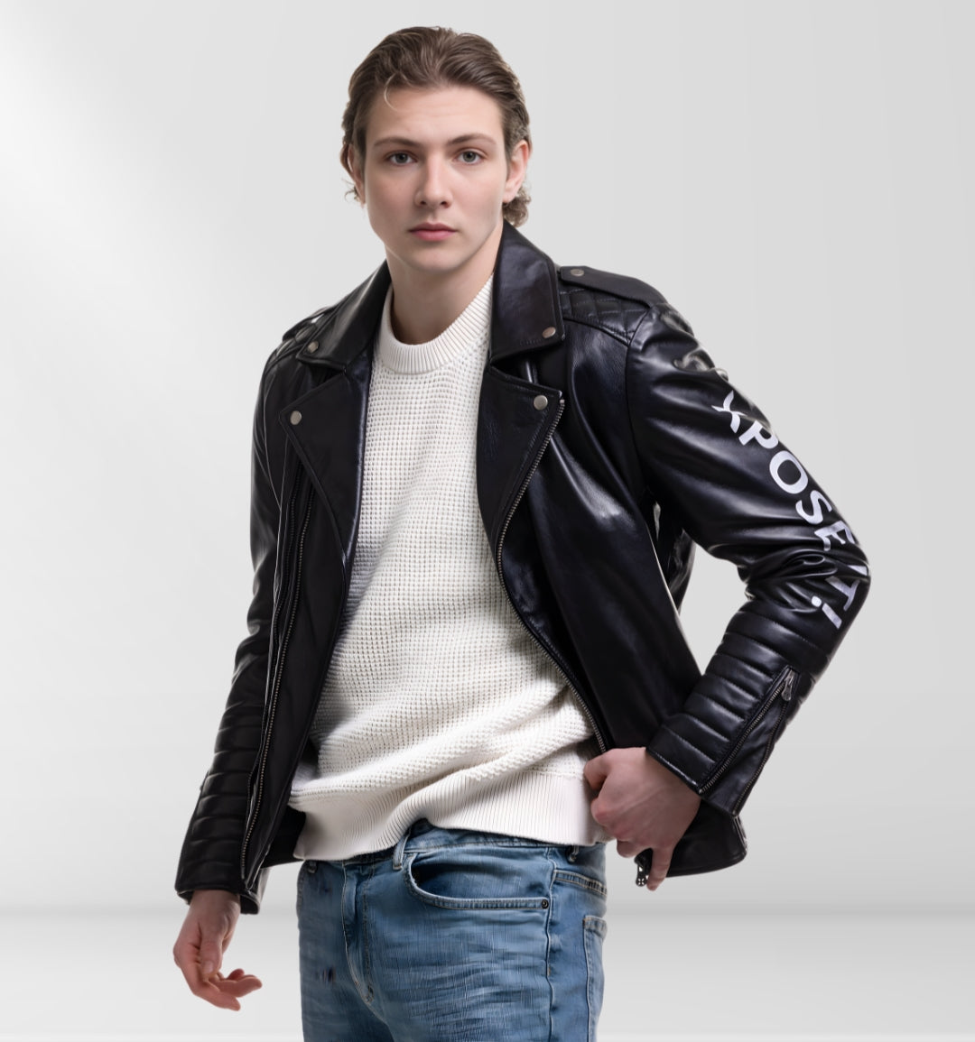 Nightray - Nappa Jacket - Black Biker
