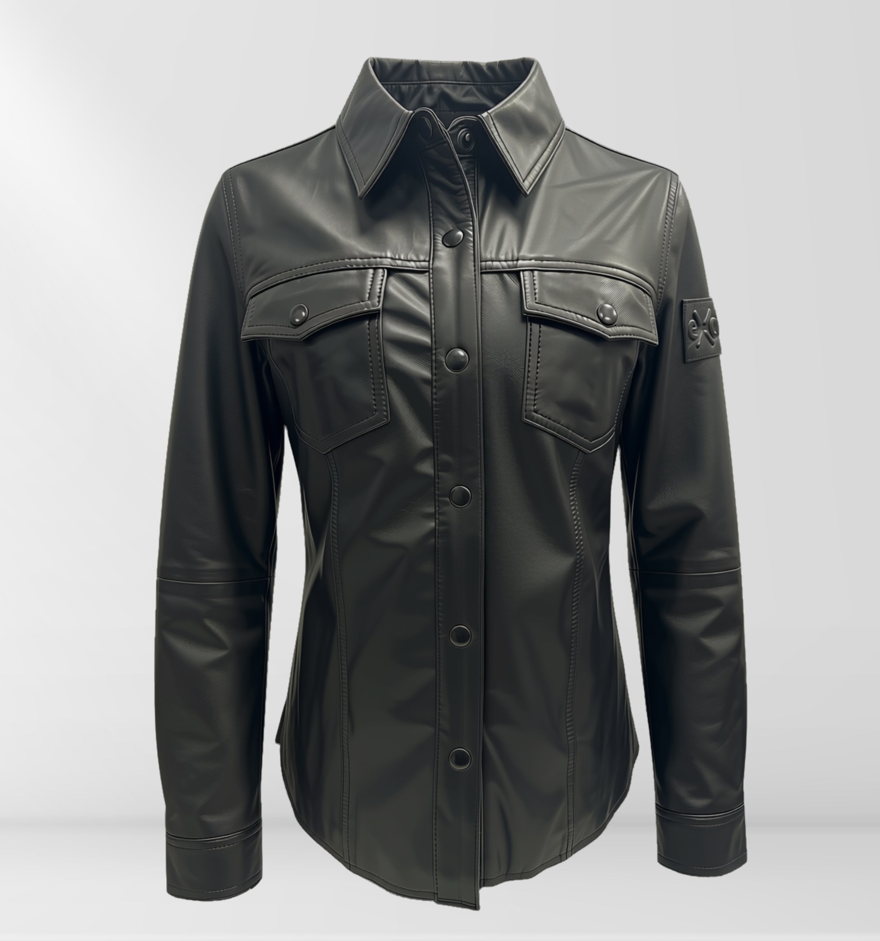 veradic-leather-shirt-black