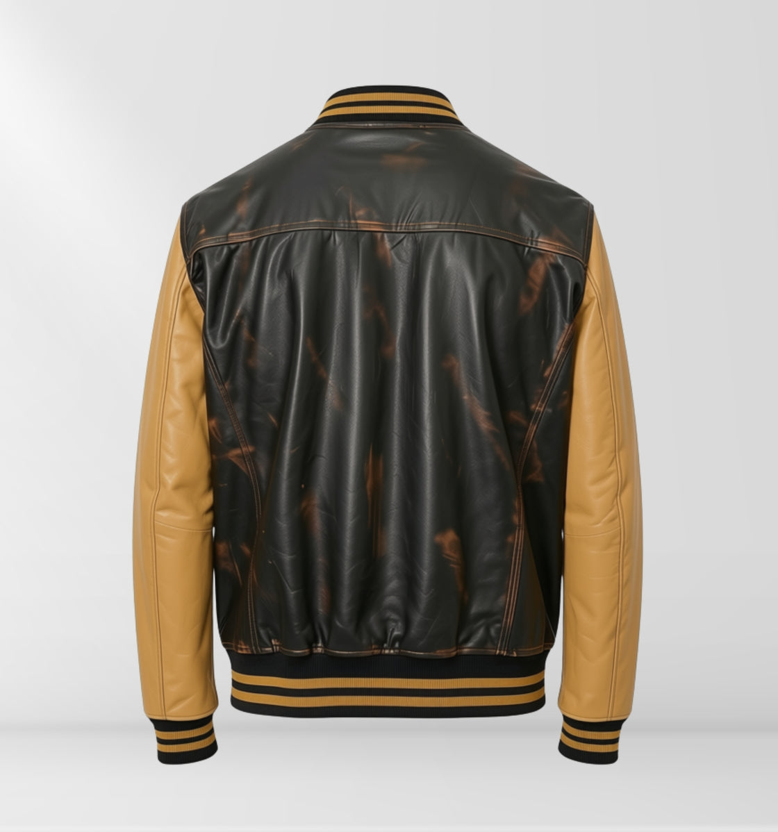 Vetranera – Stone Washed Cowhide – Black Bomber