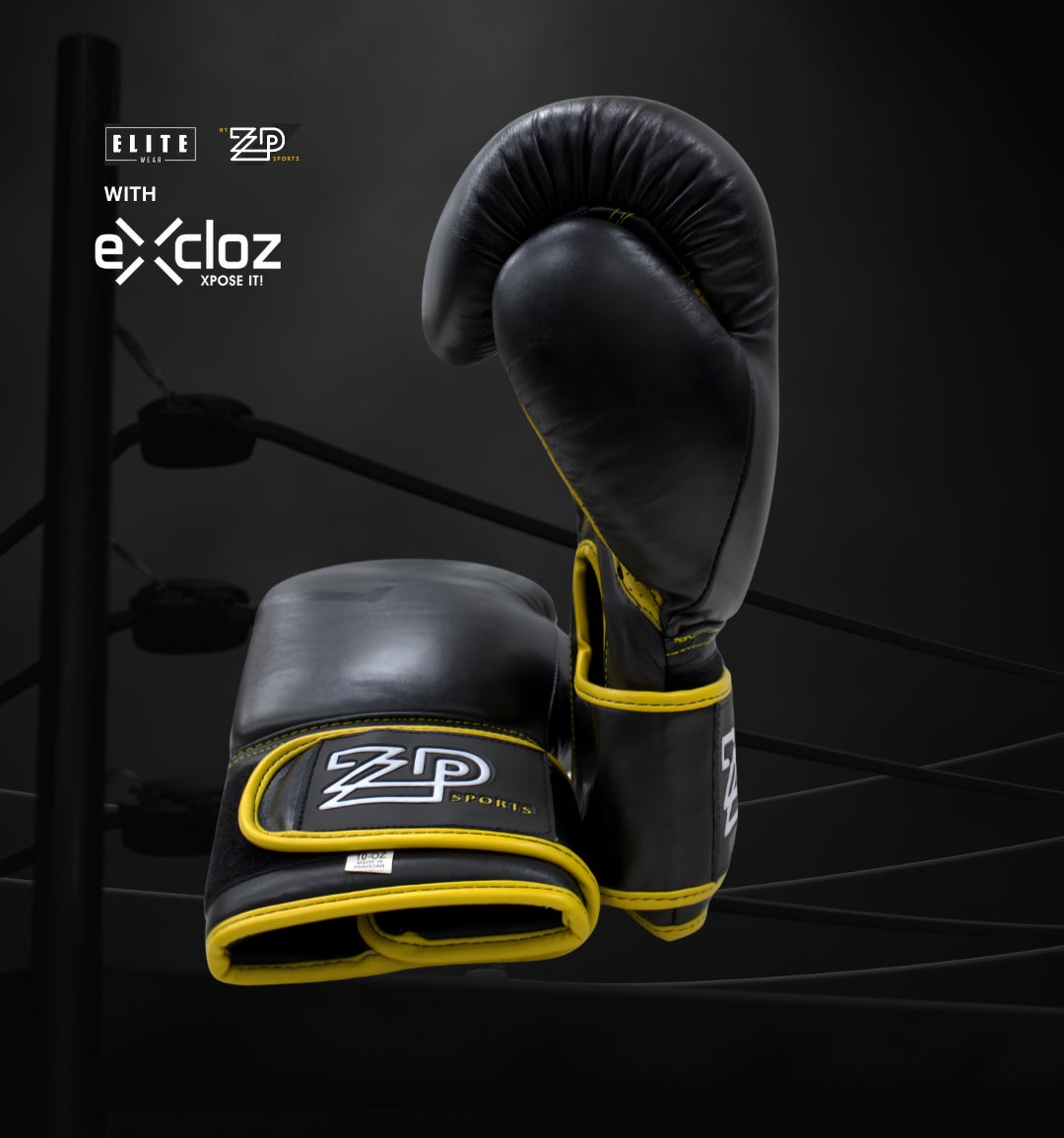 Elite Cowhide Leather Boxing Gloves