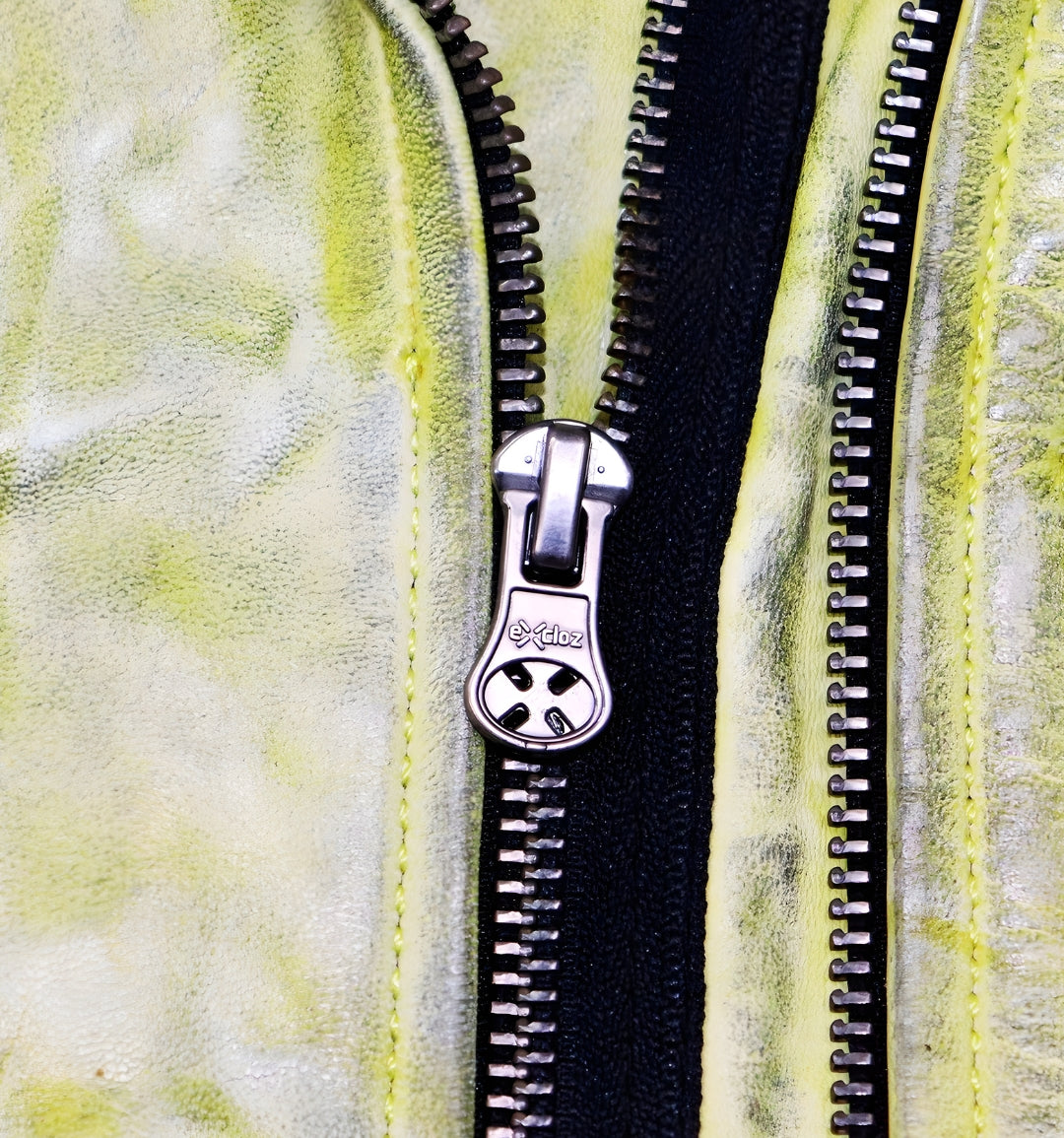 Sunflare - Leather Jacket - Biker Yellow