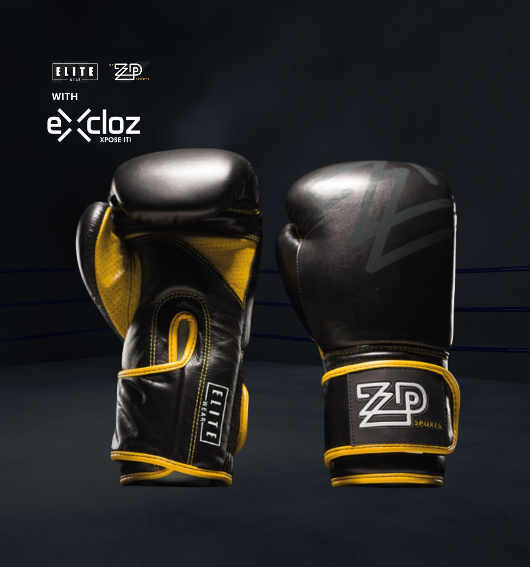 Elite Cowhide Leather Boxing Gloves