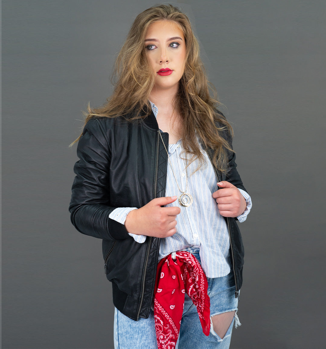 Bomber Jacket- Black