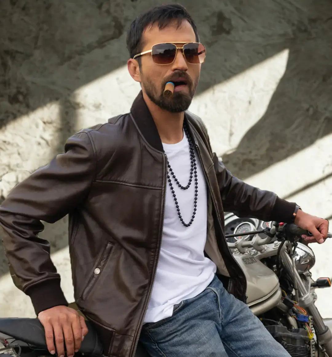 Bomber Jacket - Brown