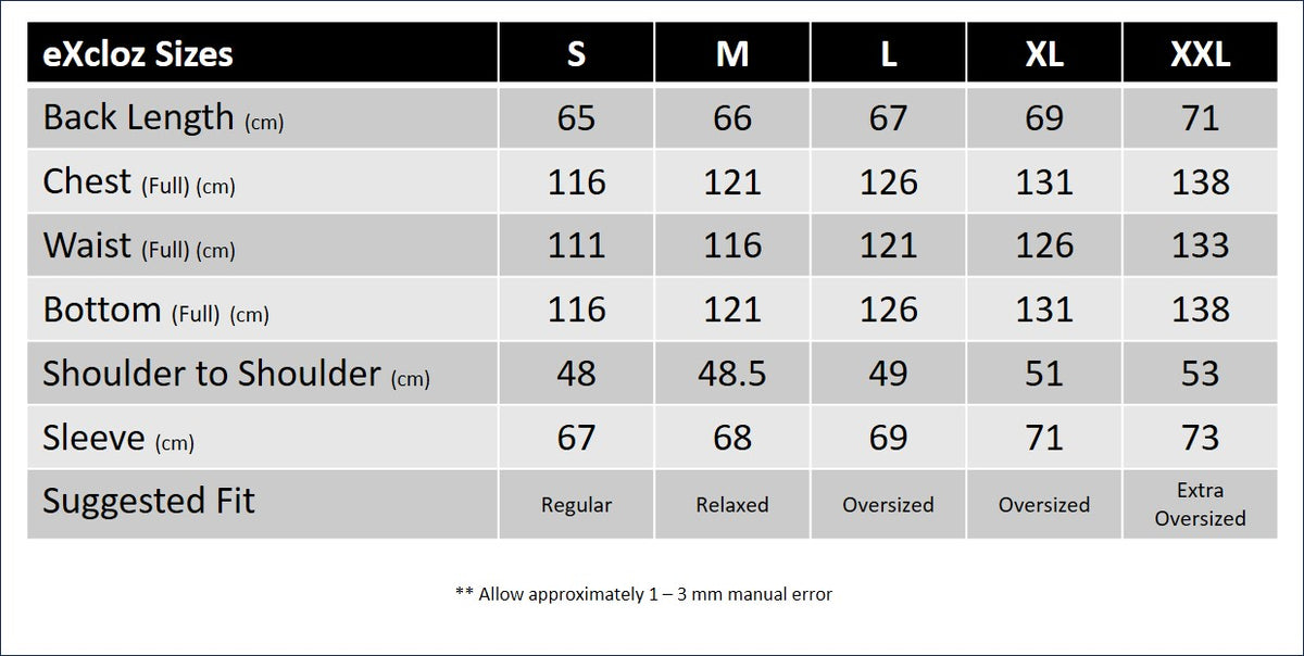 Size Guide for Renzaras – Denim - Shearling